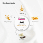 PLASTIA POWER PACK - KERA PLASTIA SHAMPOO 500 ML + HAIR MASK 200 GMS + ARGAN OIL