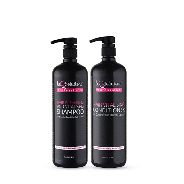 VITALISING HAIR DUO XL - HAIR CLEANSING AND VITALISING SHAMPOO (1LITRE) + HAIR VITALISING CONDITIONER (1LITRE)