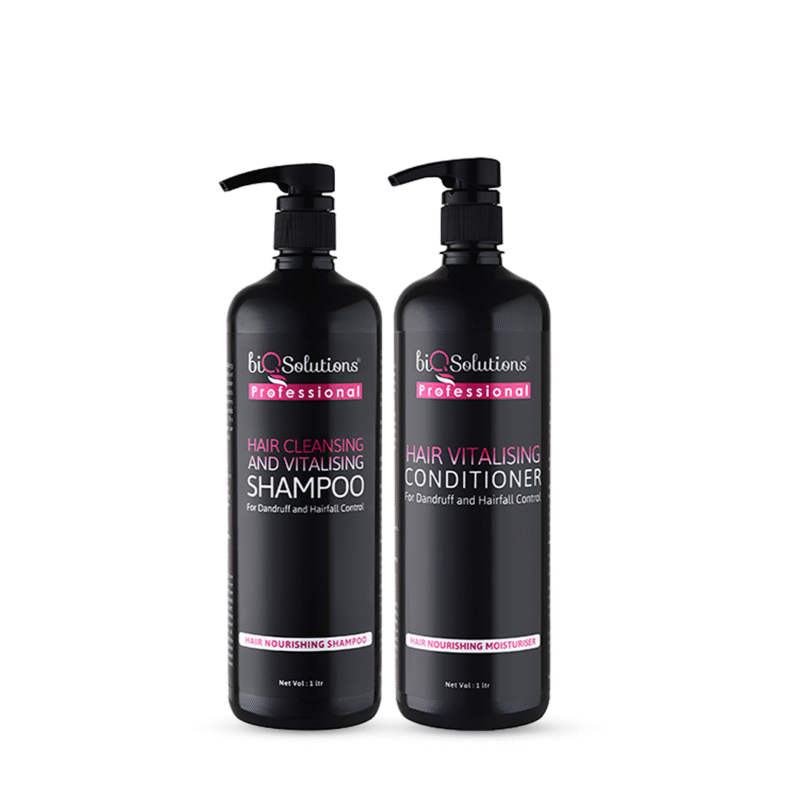 VITALISING HAIR DUO XL - HAIR CLEANSING AND VITALISING SHAMPOO (1LITRE) + HAIR VITALISING CONDITIONER (1LITRE)