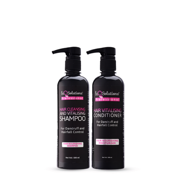 STRENGTH & SHINE DUO - HAIR CLEANSING AND VITALISING SHAMPOO (500ML) + HAIR VITALISING CONDITIONER (500ML)