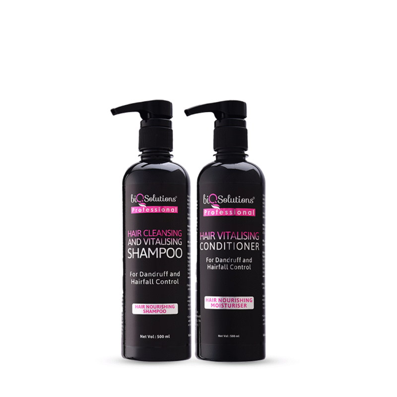 STRENGTH & SHINE DUO - HAIR CLEANSING AND VITALISING SHAMPOO (500ML) + HAIR VITALISING CONDITIONER (500ML)