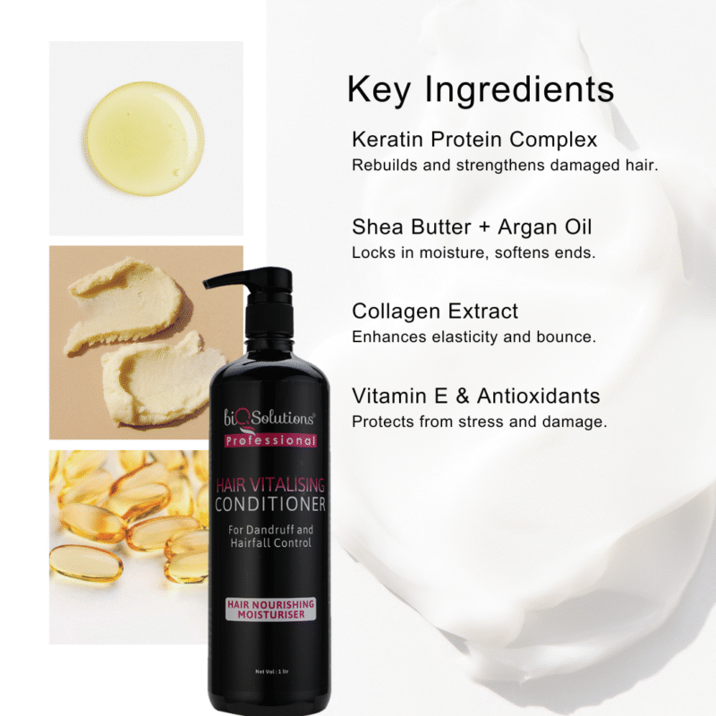 VITALISING HAIR DUO XL - HAIR CLEANSING AND VITALISING SHAMPOO (1LITRE) + HAIR VITALISING CONDITIONER (1LITRE)