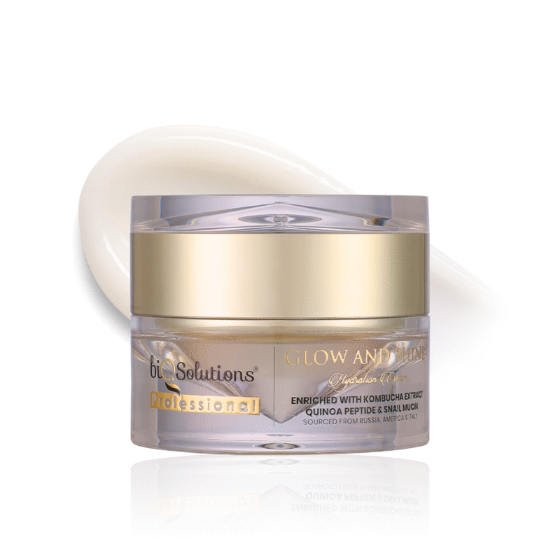 GLOW AND SHINE HYDRATION CREAM ENRICHED WITH KOMBUCHA, SNAIL MUCIN AND QUINOA PEPTIDE