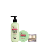 COLLAGEN LUXE GLOW KIT - SNAIL MUCIN SHAMPOO 300 ML + SNAIL MUCIN HAIR MASK 200 GMS + BUY GLOW AND SHINE HYDRATION CREAM