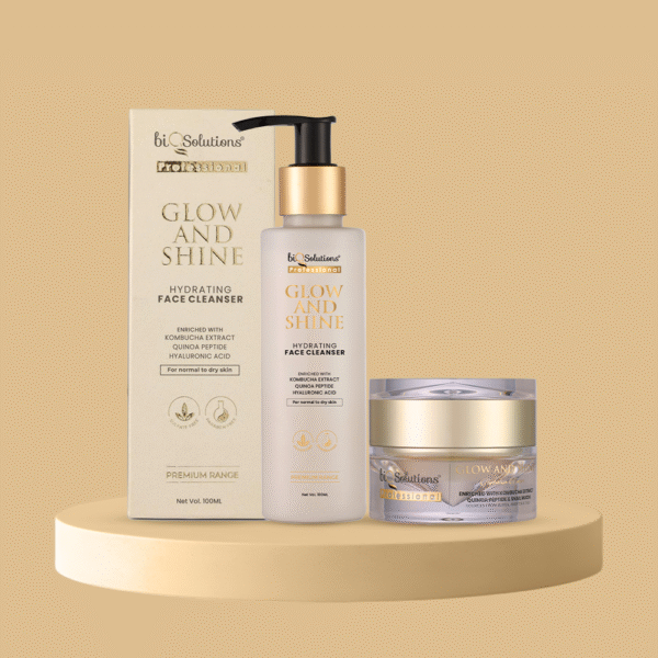 HYDRA GLOW COMBO - GLOW AND SHINE HYDRATION FACE CLEANSER + GLOW AND SHINE HYDRATION CREAM