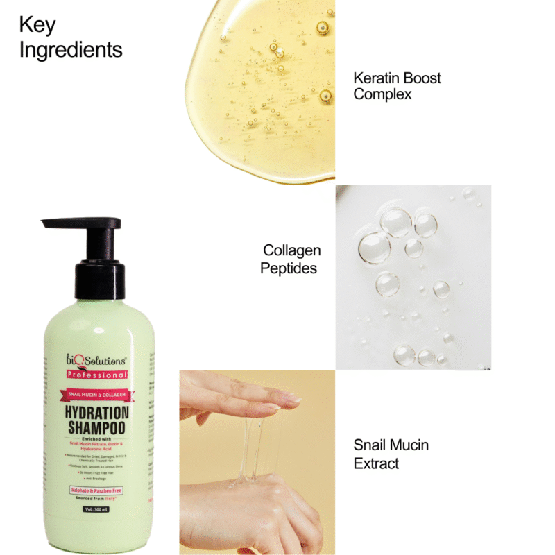 COLLAGEN CARE DUO - SNAIL MUCIN AND COLLAGEN SHAMPOO (300ML) + HAIR MASK (200G)