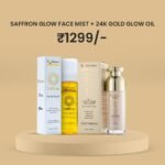 24K GOLD GLOW FACE OIL AND SAFFRON GLOW FACE MIST