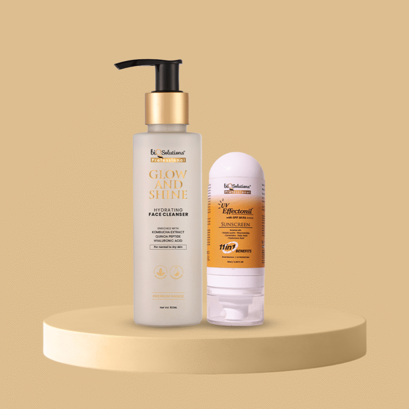 HYDRATION FACEWASH + UV EFFECTONIL SUNSCREEN