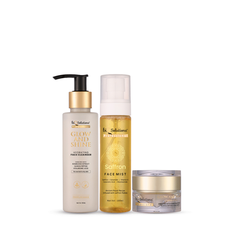 GLOW GODDESS TRIO - HYDRATION FACE WASH + SAFFRON GLOW MIST + GLOW AND SHINE HYDRATION CREAM
