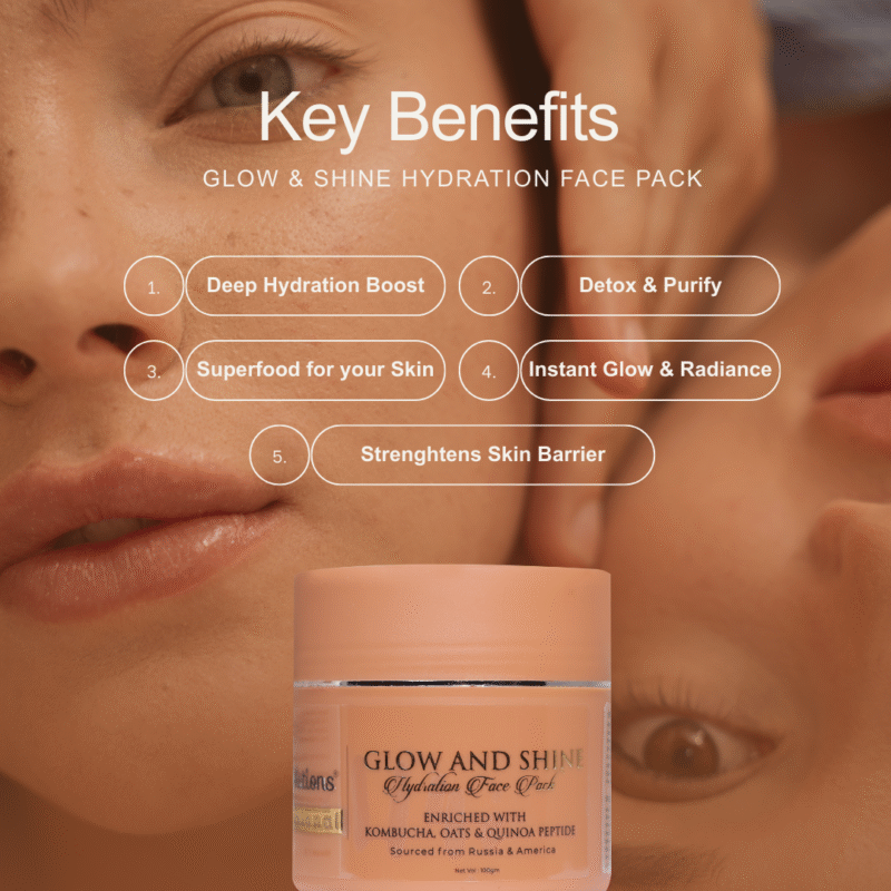 TRIPLE GLOW DELIGHT - HYDRATING FACE CLEANSER + SAFFRON GLOW MIST + GLOW AND SHINE HYDRATION FACE PACK