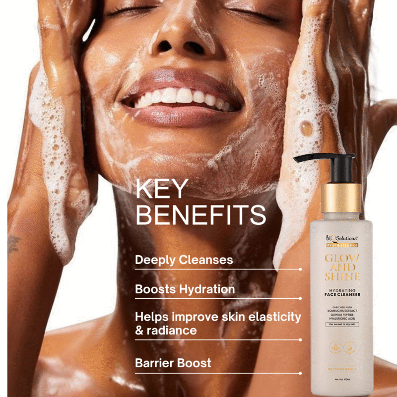 TRIPLE GLOW DELIGHT - HYDRATING FACE CLEANSER + SAFFRON GLOW MIST + GLOW AND SHINE HYDRATION FACE PACK