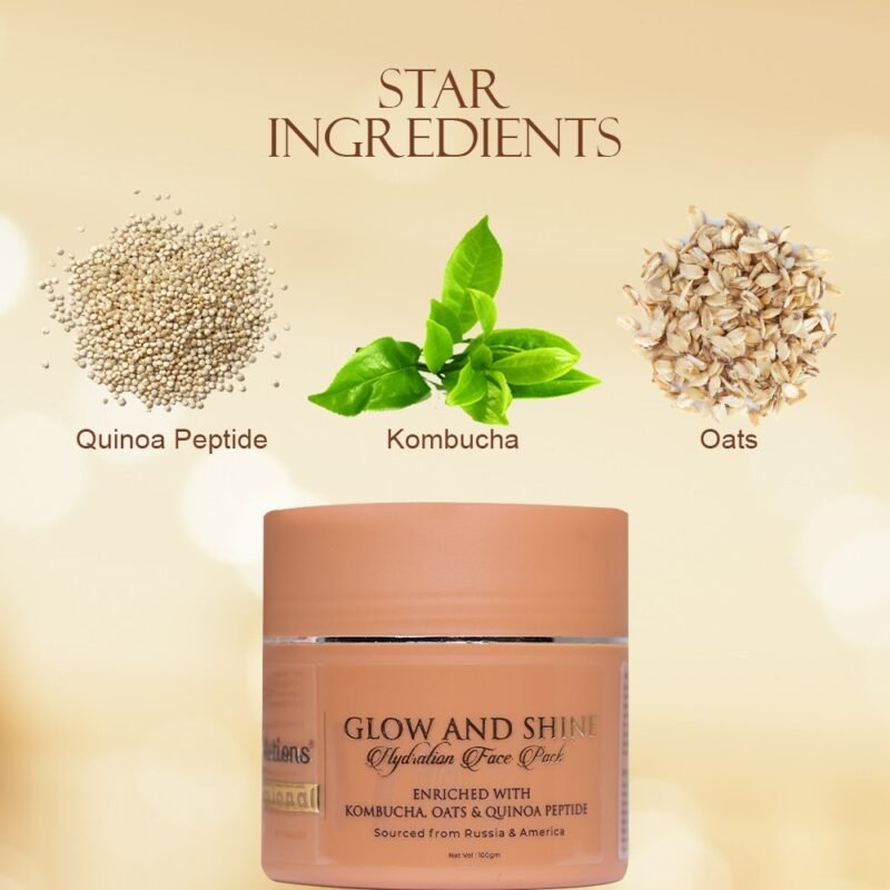 TWIN HYDRATION TREAT -  GLOW AND SHINE HYDRATION FACE PACK X 2