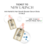 ANTI HAIRFALL AND HAIR GROWTH BOOSTER SERUM SHOTS (5 VIALS) PRE BOOKING AMOUNT 300/-