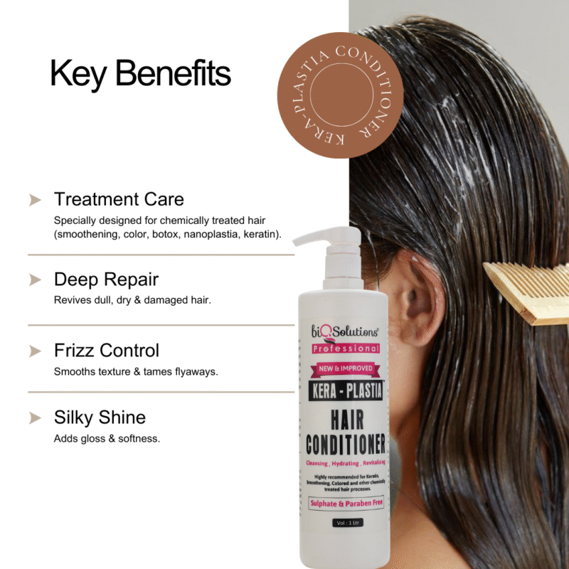 SALON LUXE JUMBO TRIO - KERA PLASTIA SHAMPOO 1 LITRE + KERA PLASTIA CONDITIONER 1 LITRE + ARGAN OIL